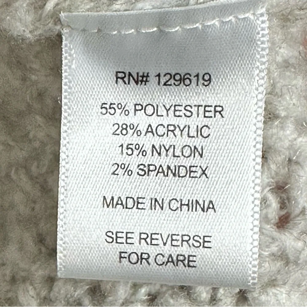 Knit Argyle Oversized Sweater Vest- Size Small - Picture 5 of 6